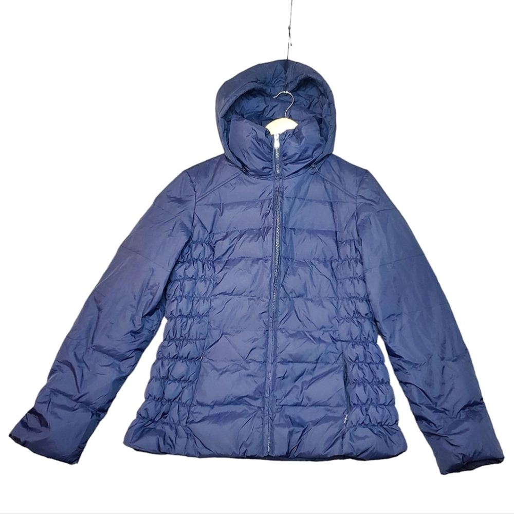 Worthington Jacket Puffer Down Insulated Quilted Gorpcore Removable Hood (Large)